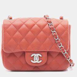 مملوكة مسبقًا Chanel Matelasse Mini Bordeaux Leather Shoulder Bag