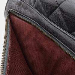 Pre Owned حقيبة كتف شانيل ماتلاس كو كو مارك سلسلة شنطة يد ج لد كافيار أسود