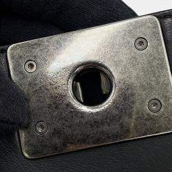 Pre Owned Chanel Chain Shoulder Bag With Coco Mark And Matelasse Design Boy Lambskin