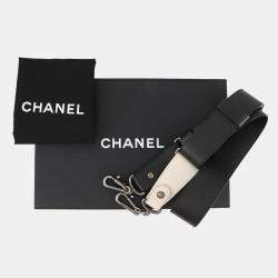 Pre Owned Chanel Chain Shoulder Bag With Coco Mark And Matelasse Design Boy Lambskin