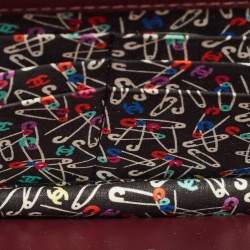 مملوكة مسبقًا Chanel CC Burgundy Quilted Caviar Leather Wallet On Chain