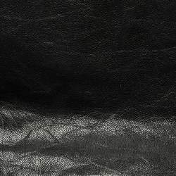 Pre Owned Chanel Easy Flap Black Quilted Caviar Aged Leather Bag