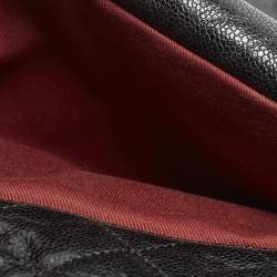 Pre Owned Chanel Easy Flap Black Quilted Caviar Aged Leather Bag