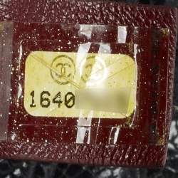 Pre Owned Chanel Easy Flap Black Quilted Caviar Aged Leather Bag