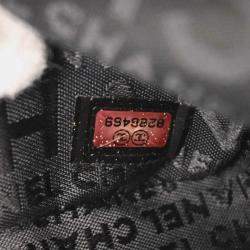 Pre Owned Chanel Black Satin Handbag