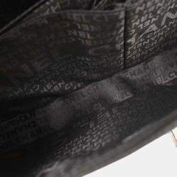 Pre Owned Chanel Black Satin Handbag