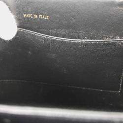 مملوكة مسبقًا حقيبة يد شانيل جلد عجل سوداء