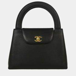 مملوكة مسبقًا Chanel Black Calfskin Handbag