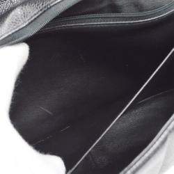 Pre Owned Chanel Black Calfskin Mademoiselle Jumbo Classic Flap Bag