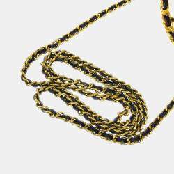 مملوكة مسبقًا Chanel Gold Black Bottle Holder Shoulder Bag 94A