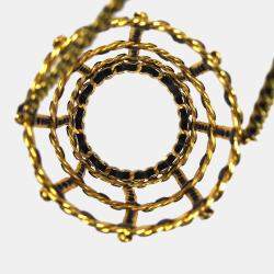 مملوكة مسبقًا Chanel Gold Black Bottle Holder Shoulder Bag 94A