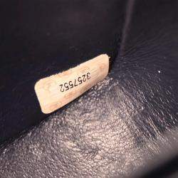 Pre Owned حقيبة شانيل غطاء مفرد كتف جلد بقرية كحلي