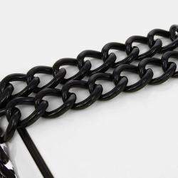 مملوكة مسبقًا Chanel Black White Acrylic Shoulder Bag