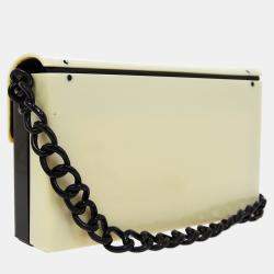 مملوكة مسبقًا Chanel Black White Acrylic Shoulder Bag