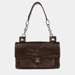 مملوكة مسبقًا Chanel Brown Calfskin Handbag