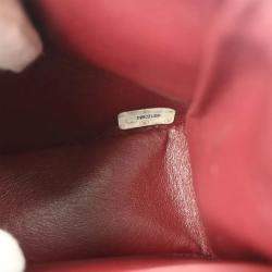 مملوكة مسبقًا حقيبة كتف شانيل كلاسيك مزدوجة صغيرة جلد حمل أسود