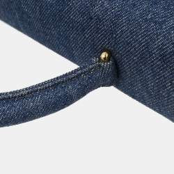 مملوكة مسبقًا حقيبة شانيل بيد علوية دنيم أزرق