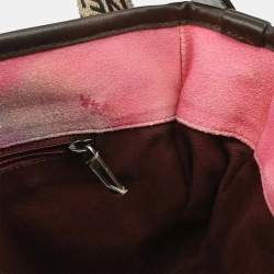 Pre Owned Chanel Flap Yellow Suede Shoulder Bag