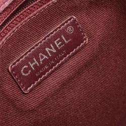 Pre Owned Chanel Flap Yellow Suede Shoulder Bag