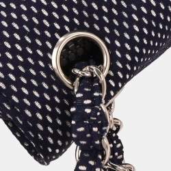 Pre Owned حقيبة كتف شانيل رياضية شبكة كحلية