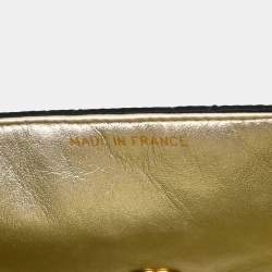 مملوكة مسبقًا Chanel Classic Square Mini Black Satin Shoulder Bag