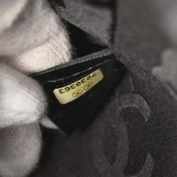 Pre Owned Chanel Black Patent Leather Choco Bar Single Flap Shoulder Bag