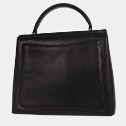 مملوكة مسبقًا حقيبة شانيل بمقبض علوي من جلد العجل باللون الأسود