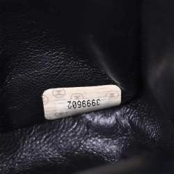 Pre Owned Chanel Black Lambskin Double Sided Handbag