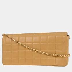 Pre Owned حقيبة شانيل بيج لامسكين إيست ويست شوكو بار كتف