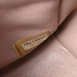 Pre Owned Chanel Pink Calfskin Sequins Backpack