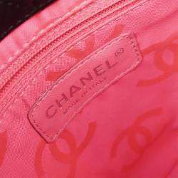 Pre Owned Chanel Black Calfskin Cambon Ligne Tote Handbag
