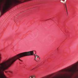 Pre Owned Chanel Black Calfskin Cambon Ligne Tote Handbag