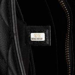 Pre Owned Chanel Black Caviar Medallion Tote