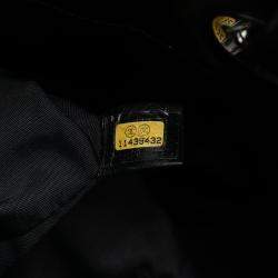 مملوكة مسبقًا حقيبة شانيل باريس بيانريتز قماش مغلف كبير مبطن أسود