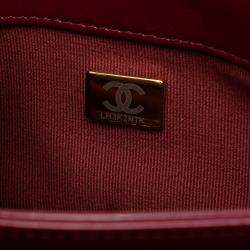 مملوكة مسبقًا Chanel Red Mini Shiny Calfskin My Sweet CC Flap