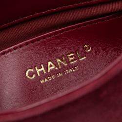 مملوكة مسبقًا Chanel Red Mini Shiny Calfskin My Sweet CC Flap