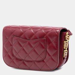 مملوكة مسبقًا Chanel Red Mini Shiny Calfskin My Sweet CC Flap