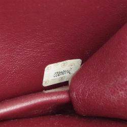 مملوكة مسبقًا حقيبة كتف شانيل جلد خروف أسود قفل صغير كاملة بغطاء