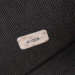 مملوكة مسبقًا حقيبة كتف شانيل ثلاثية "سي سي" جلد كالف اسود