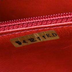 Pre Owned حقيبة شانيل بوردو جلد العجل تريبل سي سي كتف توت