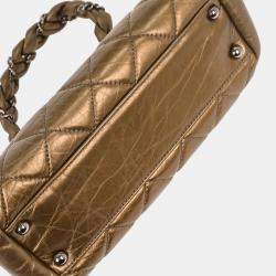 مملوكة مسبقًا Chanel Gold Calfskin Handbag
