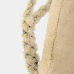 Pre Owned حقيبة شاطئ شانييل بيج موتون