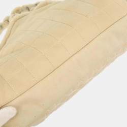 Pre Owned حقيبة شاطئ شانييل بيج موتون