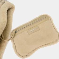 Pre Owned حقيبة شاطئ شانييل بيج موتون