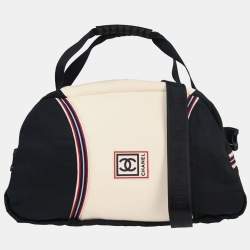 مملوكة مسبقًا Chanel Navy Nylon Sport Line 2Way Duffle Handbag