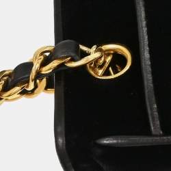 مملوكة مسبقًا حقيبة كتف شانييل قماش مخملي أسود