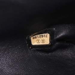 Pre Owned حقيبة يد شانيل كانفاس كحلي توت