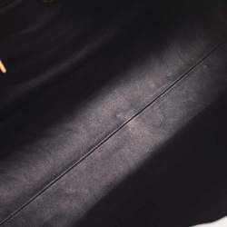 Pre Owned حقيبة يد شانيل كانفاس كحلي توت