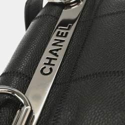 Pre Owned حقيبة شانيل شوكو بار جلد عجل أسود