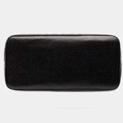 Pre Owned حقيبة شانيل سوداء كافيار ميداليون توت